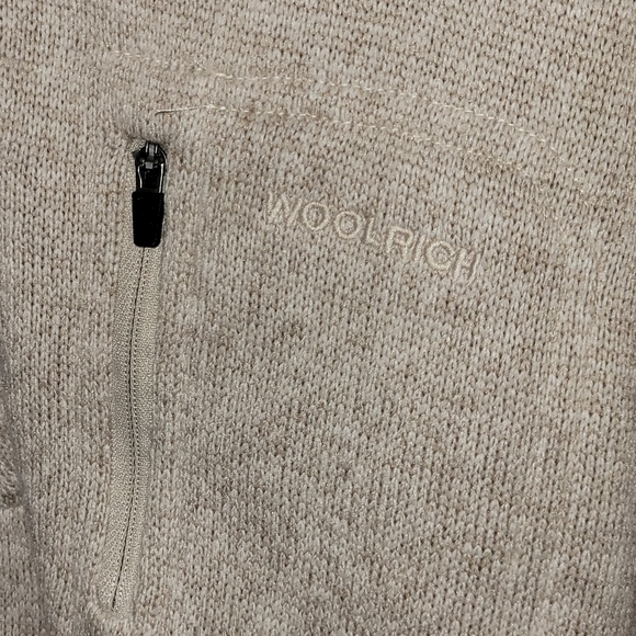 Woolrich Men's 1/4 Zip Up Sweater Size Medium - Picture 3 of 5
